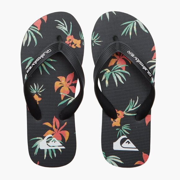 NWT Quiksilver Big Kid Molokai Art II Flip Flop - Picture 1 of 6